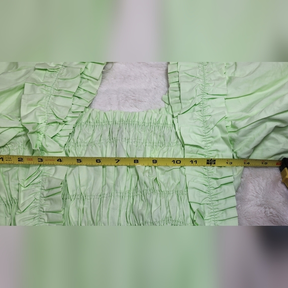 Zara Green Top size S - Picture 8 of 8